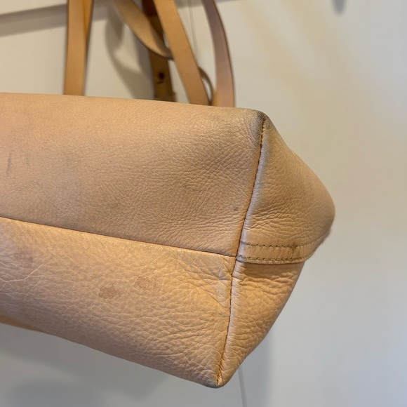 Well used Madewell medium transport tote in natural buff - Picture 7 of 12